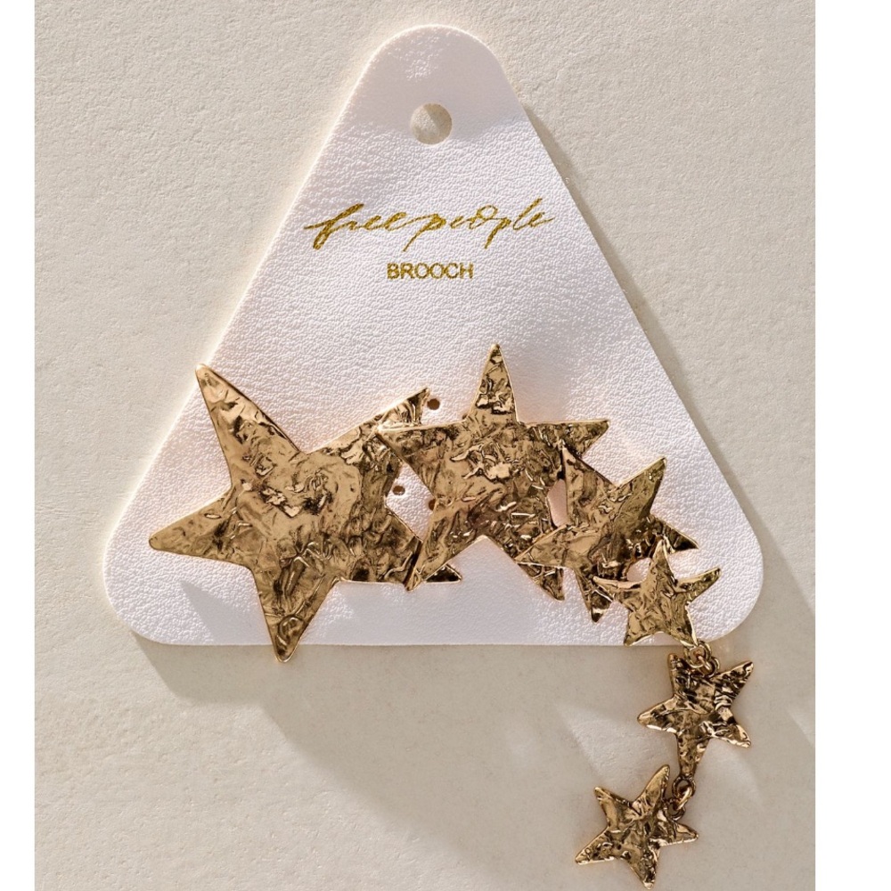 FREE PEOPLE➕NWT Shooting Stars Brooch
